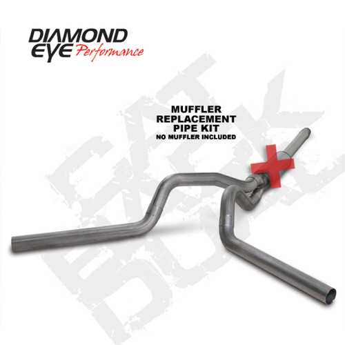 Diamond Eye KIT 4in CB DUAL SS: 94-97 FORD 7.3L F250/F350 PWRSTROKE K4312S-RP