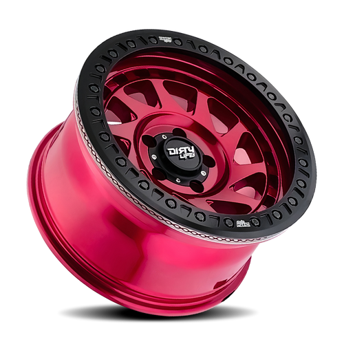 Dirty Life 9313 Enigma Race 17x9 / 6x135 BP / -12mm Offset / 87.1mm Hub Crimson Candy Red Wheel