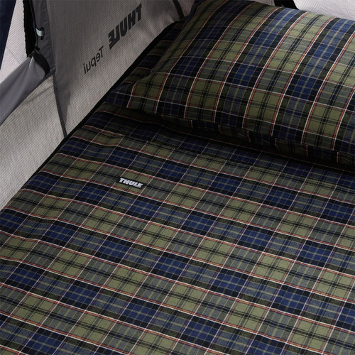 Thule Flannel Bedding Sheets (For Thule Basin) - Blue/Green Plaid