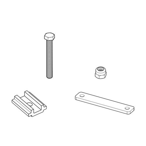 Thule Adapter Kit - Mounts Tepui Rooftop Tents to TracRac/Xsporter Truck and Vans Racks - Black