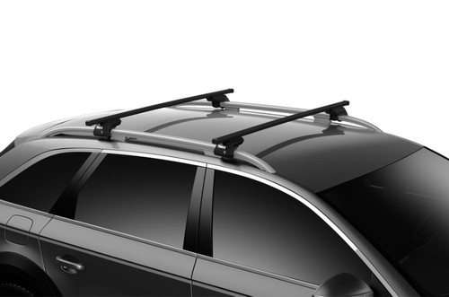 Thule SquareBar 108 Load Bars for Evo Roof Rack System (2 Pack / 43in.) - Black