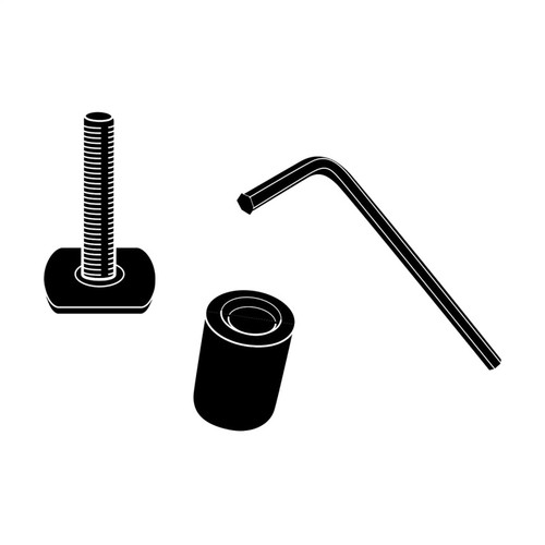 Thule Adapter Kit - T-Track Accessory Kit for All Thule Aluminum Bars - Black