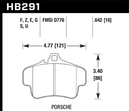 Hawk HPS Street Brake Pads HB291F.642