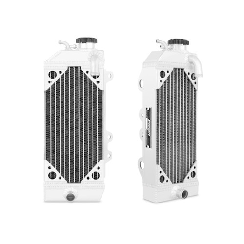 No Longer Available - Mishimoto 10-14 Kawasaki KX250F Aluminum Radiator - Right Braced