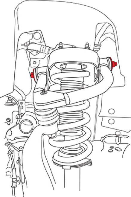 SPC Performance Control Arm Hardware 21015