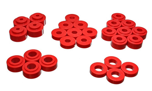 Energy Suspension Gm Body Mount Set - Red 3.4114R