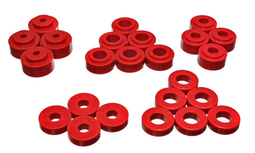 Energy Suspension Gm Body Mount Set - Red 3.4113R
