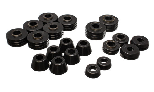 Energy Suspension Fd Bronco Body Mount Set - Black 4.4102G