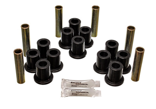 Energy Suspension Fd 4 Wd Frt Sprg Bush Set - Black 4.2118G