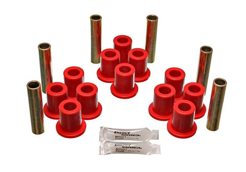 Energy Suspension Fd 4 Wd Frt Sprg Bush Set - Red 4.2118R