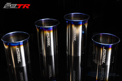 Greddy PE-TR Rolled Tip-Burnt-Ti L 190mm x 115mm