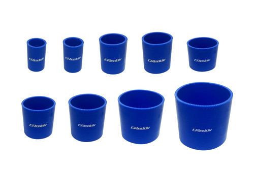 GReddy 80mm x 80mm Silicone Straight Hose - Blue