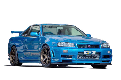 GReddy 99-02 Nissan Skyline GT-R BNR34 Aluminum Radiator TW-R