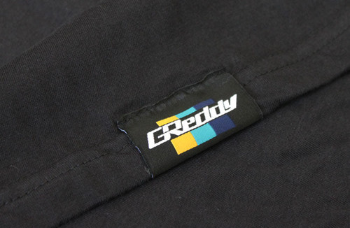 GReddy OG Logo Tee (w/ Three Stripes) - Black X-Large