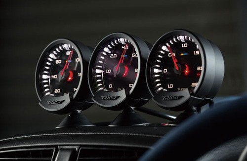 GReddy Sirius Meter - Oil Temp 20/140 (Deg.C) 74mm Analog Gauge (w/Oil Temp Sensor & Harness Set)