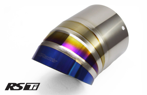 GReddy Burnt Titanium Turndown Tip 115mm Diameter 170mm Length (for Revolution RS / RS-TI / RS-Race)
