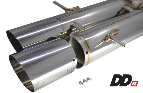 GReddy DD-R Burnt Titanium Tips L=150mm (Pair)