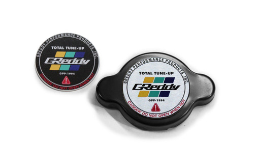 GReddy Type-S No Relief Radiator Cap Most Nissan / Subaru / Mazda / Mitsubishi / Some Toyota - Black