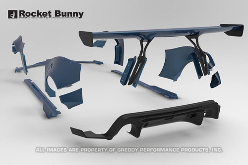 GReddy X Rocket Bunny Side Skirts (2 pcs)