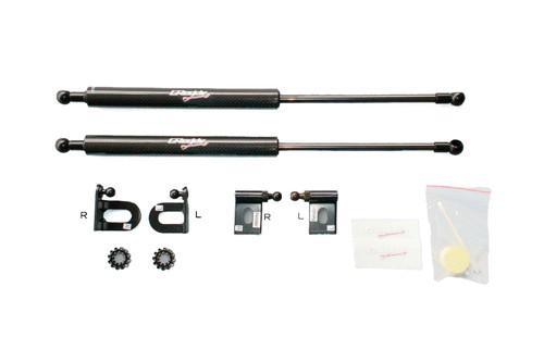 GReddy 08-11 Mitsubishi Evo X CZ4A Engine Hood Lifter Kit (Designed for OEM weight hoods.)