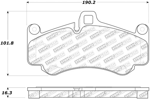 StopTech Street Touring Brake Pads 308.09910