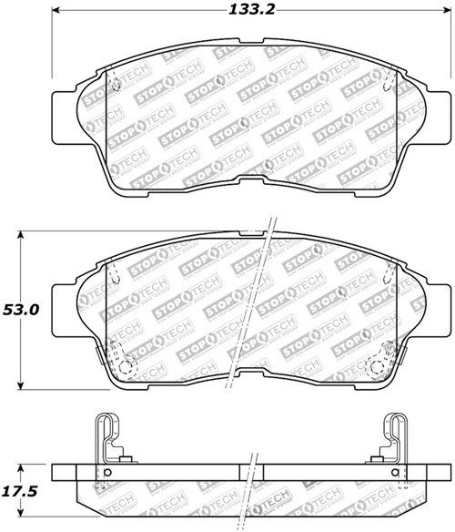 StopTech Street Touring Brake Pads 308.05620