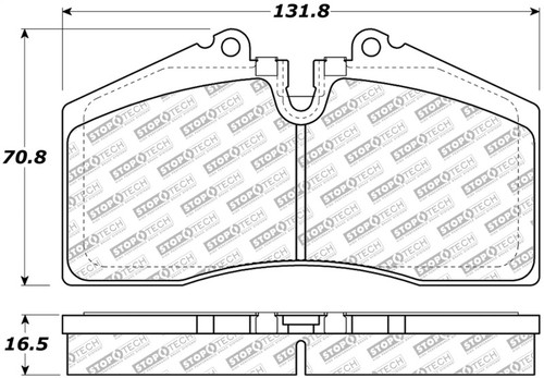StopTech 86-98 Porsche 911/928/944/968 Street Select Brake Pads