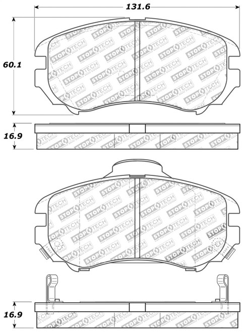 StopTech Performance Brake Pads 309.09240