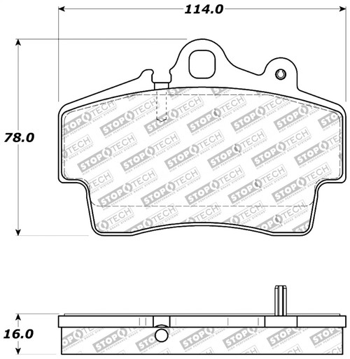 StopTech Performance Brake Pads 309.07370
