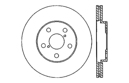 StopTech Drilled Sport Brake Rotor 128.44139R
