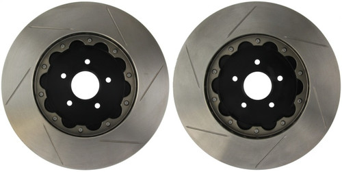 StopTech 03+ Nissan 350Z Track AeroRotor Front Zinc Coated Slotted Rotor