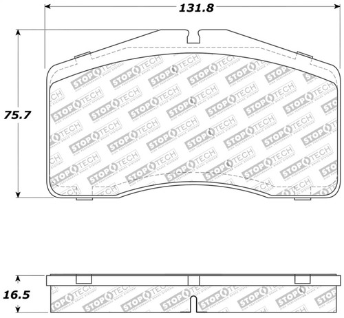 StopTech Performance 92-98 Porsche 911 Front Brake Pads