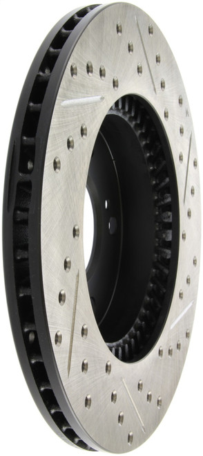 StopTech 97-01 Acura Integra Type R / 97-01 Honda CR-V Slotted & Drilled Right Front Rotor
