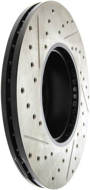 StopTech 9/07-09 BMW 328 Slotted & Drilled Left Front Rotor