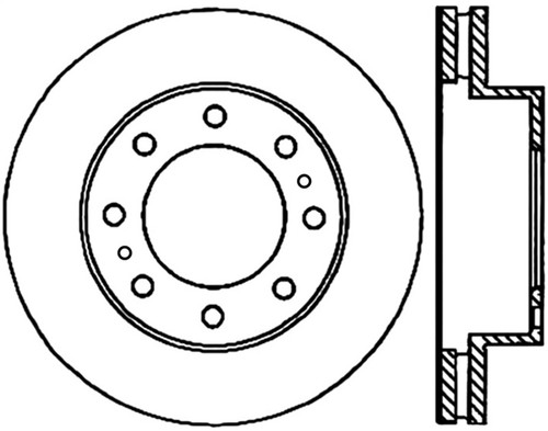 No Longer Available - StopTech Power Slot 02-04 Avalanche 2500 w/ 2in Raise Front Left Slotted CRYO Rotor