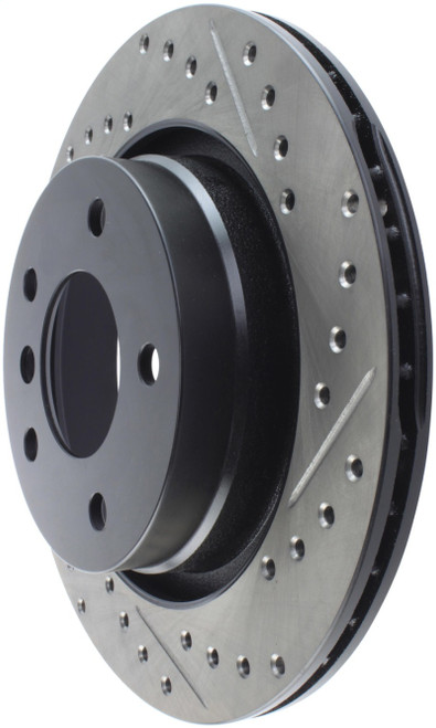 StopTech Power Slot 00 BMW 323 / 01-07 325 / 99-00 328 Series Rear Left Drilled & Slotted Rotor