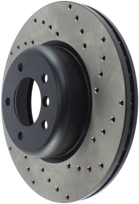 StopTech Sport Cross Drilled Brake Rotor - Front Right 128.34104L