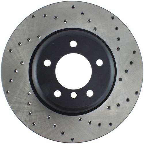 StopTech Sport Cross Drilled Brake Rotor - Front Right 128.34104L