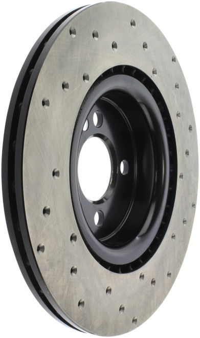 StopTech Sport Cross Drilled Brake Rotor - Front Left 128.34114R
