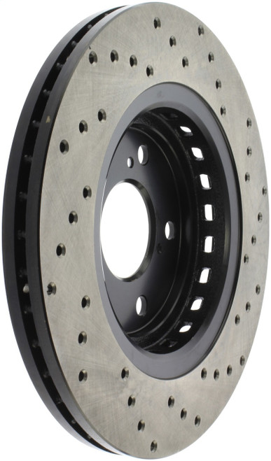 StopTech Sport Cross Drilled Brake Rotor - Front Left 128.40092R
