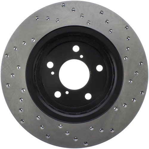 StopTech Sport Cross Drilled Brake Rotor - Front Left 128.40092R