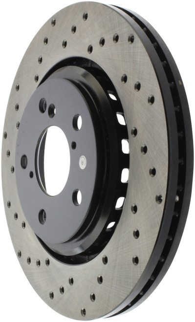 StopTech Sport Cross Drilled Brake Rotor - Front Left 128.40092R