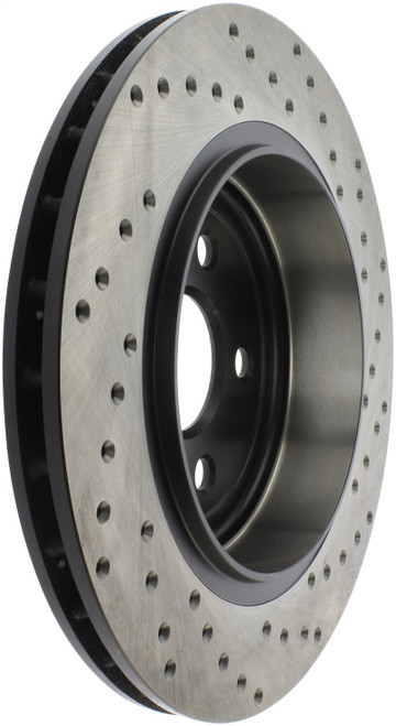 StopTech Sport Cross Drilled Brake Rotor - Front Left 128.58009R