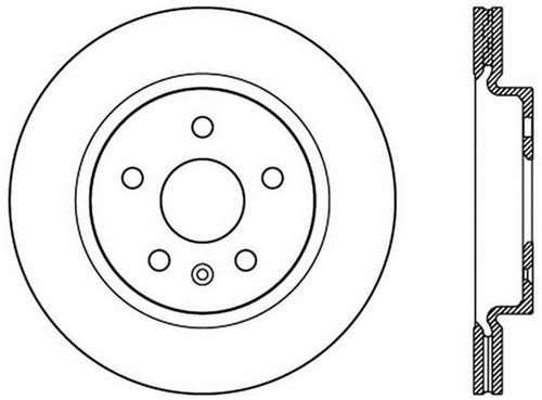 StopTech Sport Cross Drilled Brake Rotor - Front Left 128.62127R