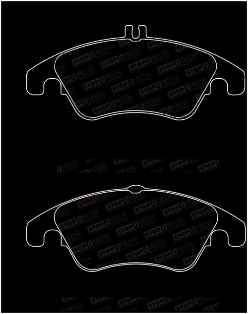 StopTech 10-16 Mercedes E350 Street Performance Front Brake Pads