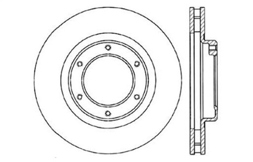 No Longer Available - StopTech Slotted & Drilled Sport Brake Rotor 127.44093L