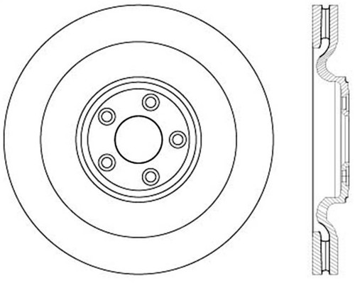 No Longer Available - StopTech Slotted & Drilled Sport Brake Rotor 127.20031L