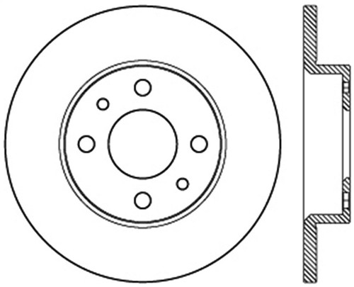 No Longer Available - StopTech Slotted Sport Brake Rotor 126.04001SR