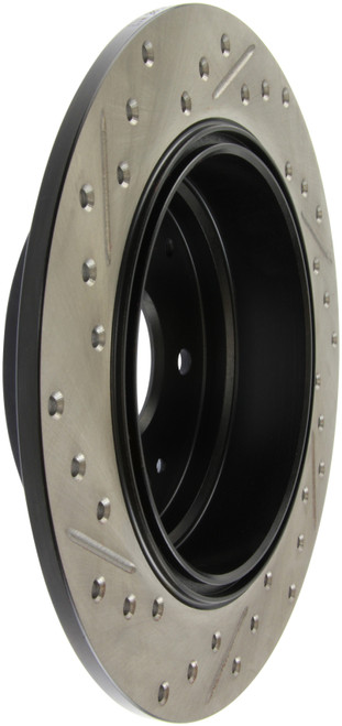 StopTech 04-08 Acura TL / 03-09 Honda Element Slotted & Drilled Left Rear Rotor