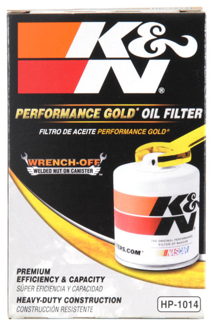 K&N Oil Filter OIL FILTER; AUTOMOTIVE HP-1014